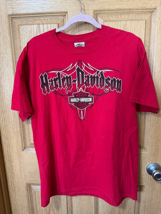 Harley-Davidson Other - Harley Davidson Smoky Mountain Pigeon Forge Dragon T-Shirt Red L RK Stratman